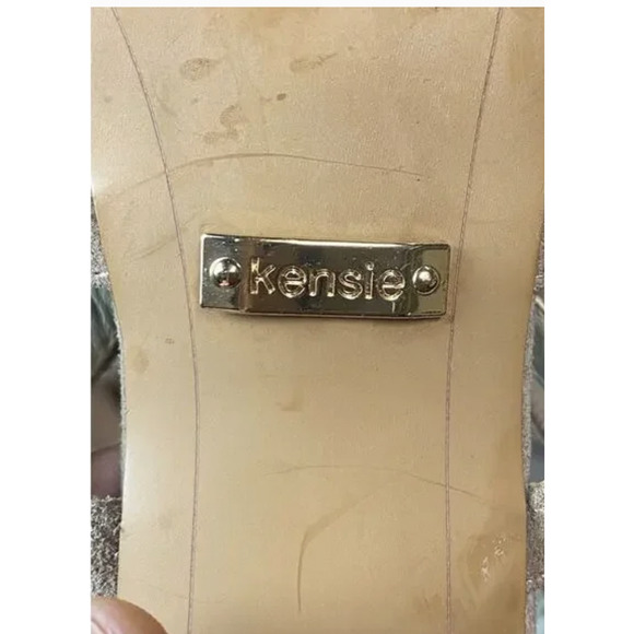 Kensie Shoes Womens Size 8.5 Suede Block Heel Sandals Strappy Lace Up Gladiator‎ - Picture 6 of 10